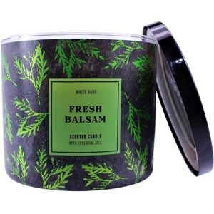 🎅 BBW Fresh Balsam 3-Wick Candle NEW